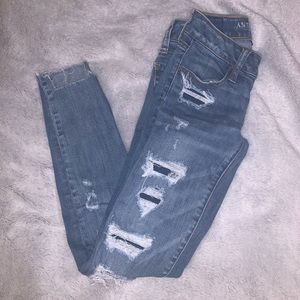 American Eagle ripped jeans